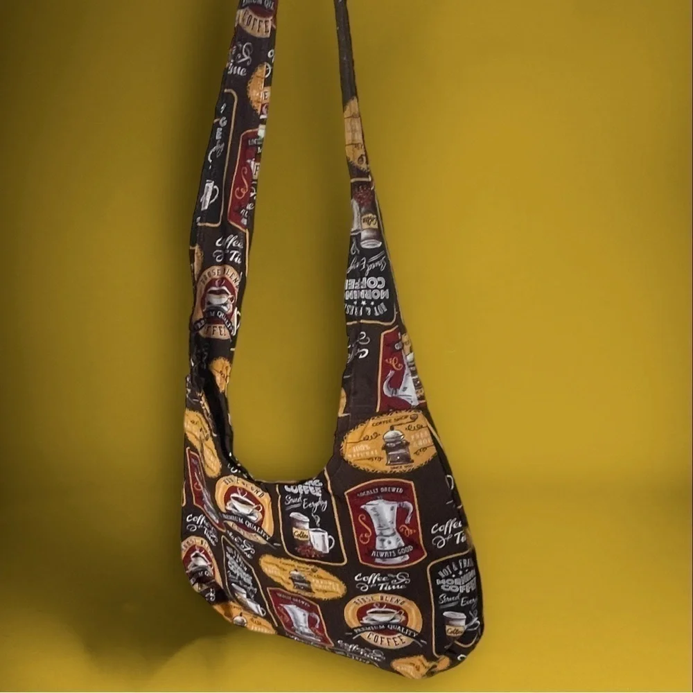 MORNING Coffee Sling Bag Hobo Purse
